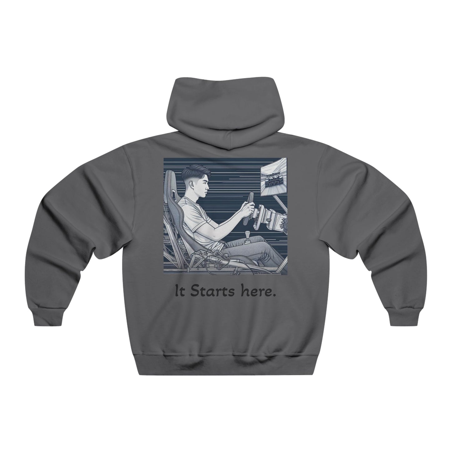 Copy of Blazier: Sim Racer Men's NUBLEND® Hooded Sweatshirt