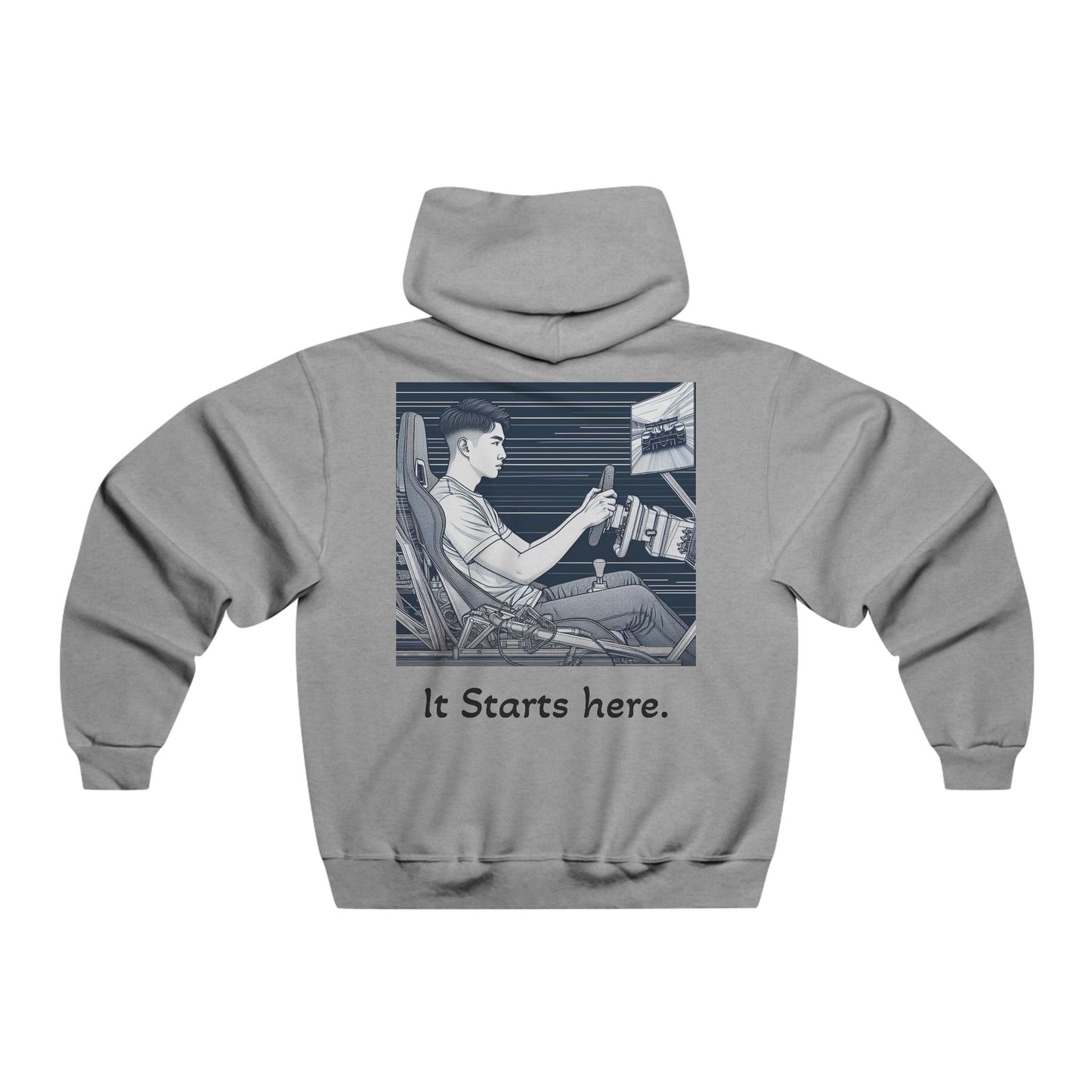 Copy of Blazier: Sim Racer Men's NUBLEND® Hooded Sweatshirt