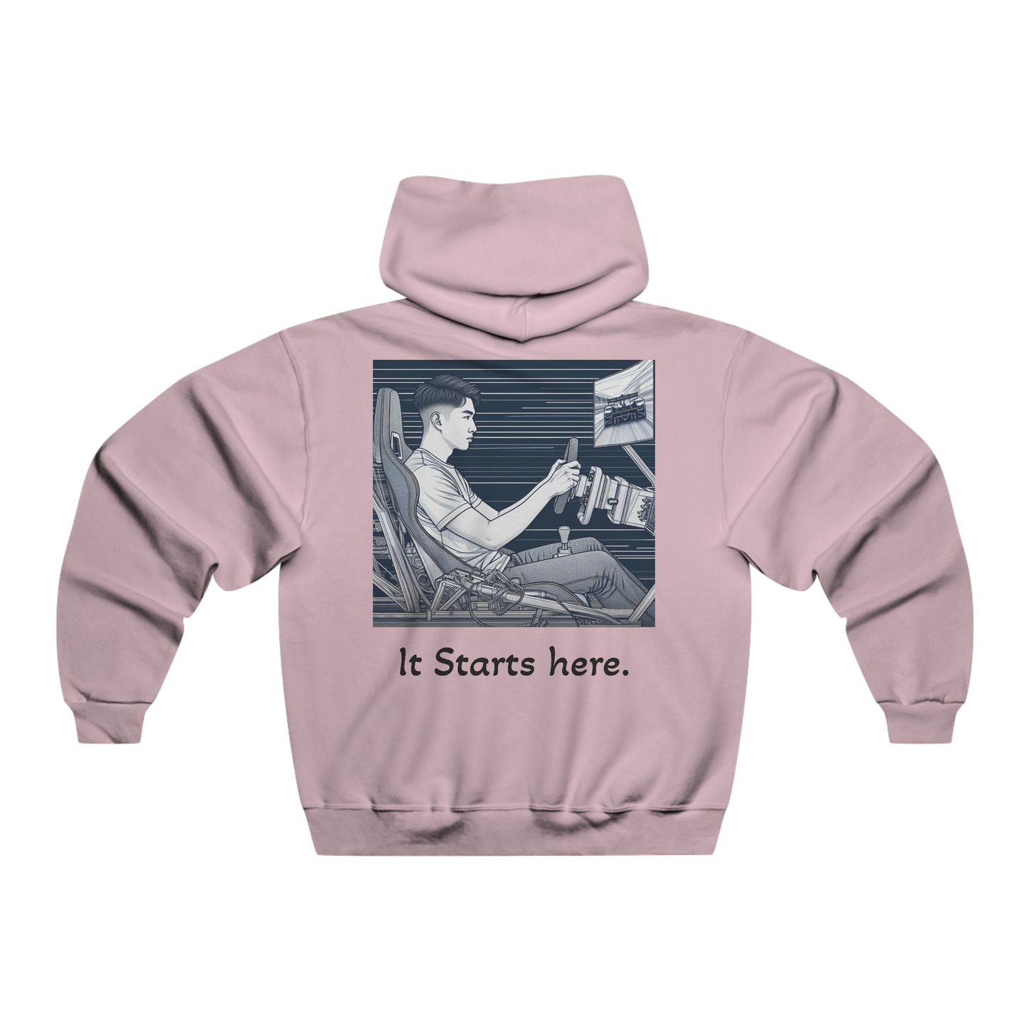 Copy of Blazier: Sim Racer Men's NUBLEND® Hooded Sweatshirt
