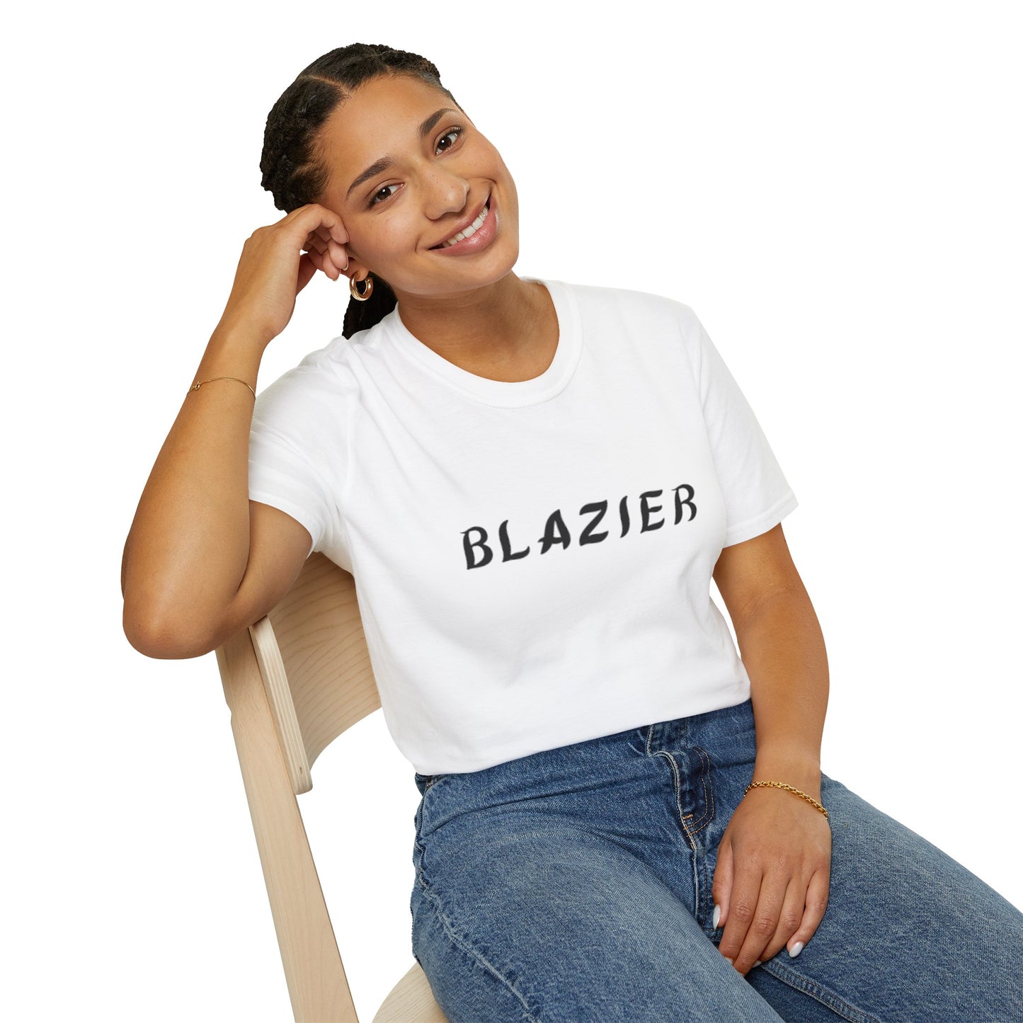 Blazier: Not Lazy Driven Unisex Softstyle T-Shirt