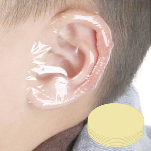 100 Pcs Barbershop Waterproof Ear Covers Disposable Ear Protectors Waterproof